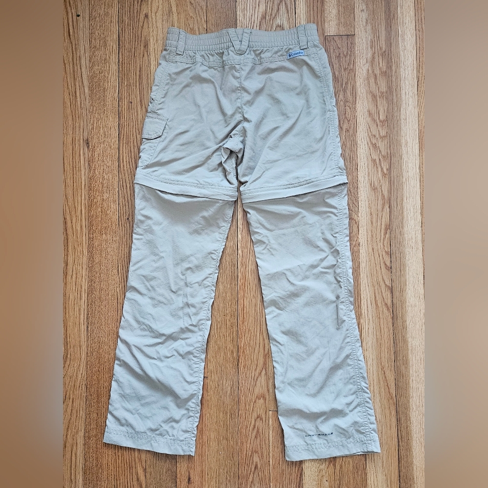 Columbia Girls Convertible Pants S 7/8 Tan Color